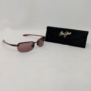 Maui Jim Kapa MJ-408-10 Sunglasses Rimless MJ Sport Tortoise Polarized Japan